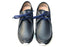 【arui_toe 3590 ダークネイビー】本革コンフォートモカシンレースアップシューズ
